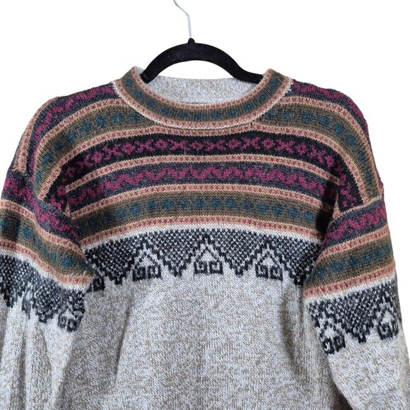 Alpaca Connections Womens Sweater Size L Tight Knit Alpaca Blend Long Sleeve - Picture 3 of 7